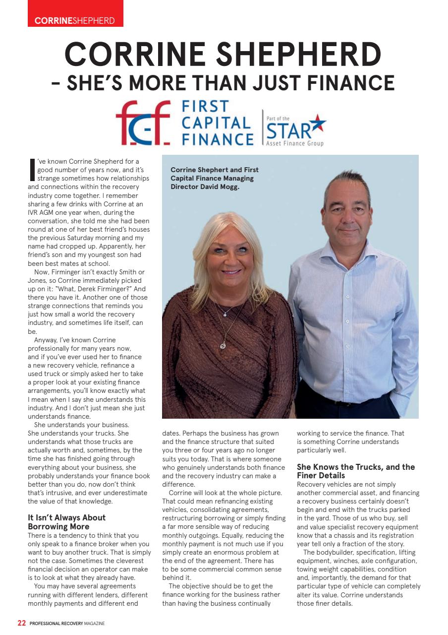 Professional Recovery Magazine Preview Pages