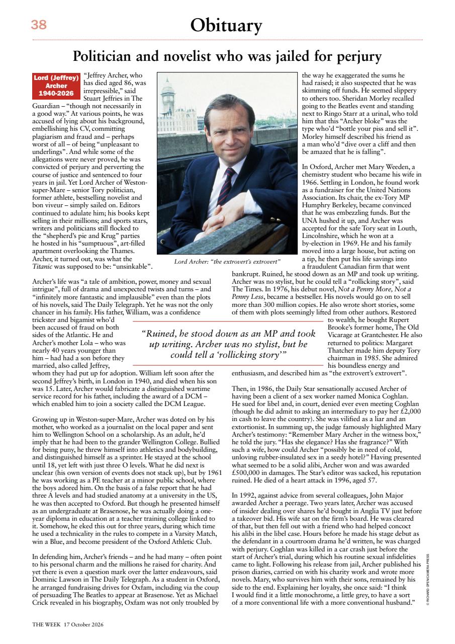 The Week Preview Pages