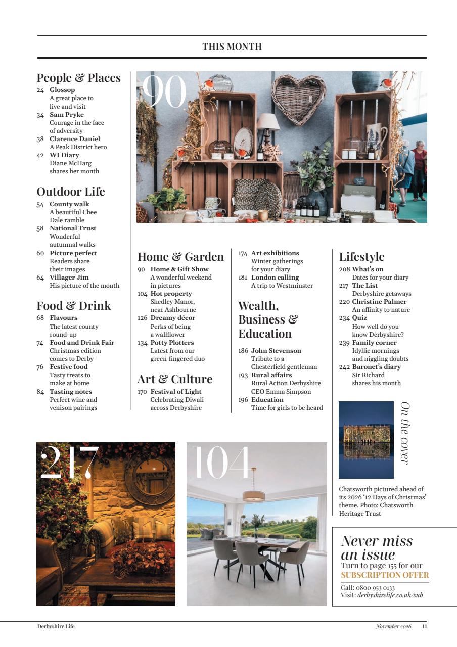 Derbyshire Life Preview Pages