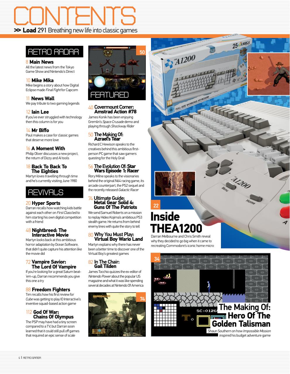 Retro Gamer Preview Pages