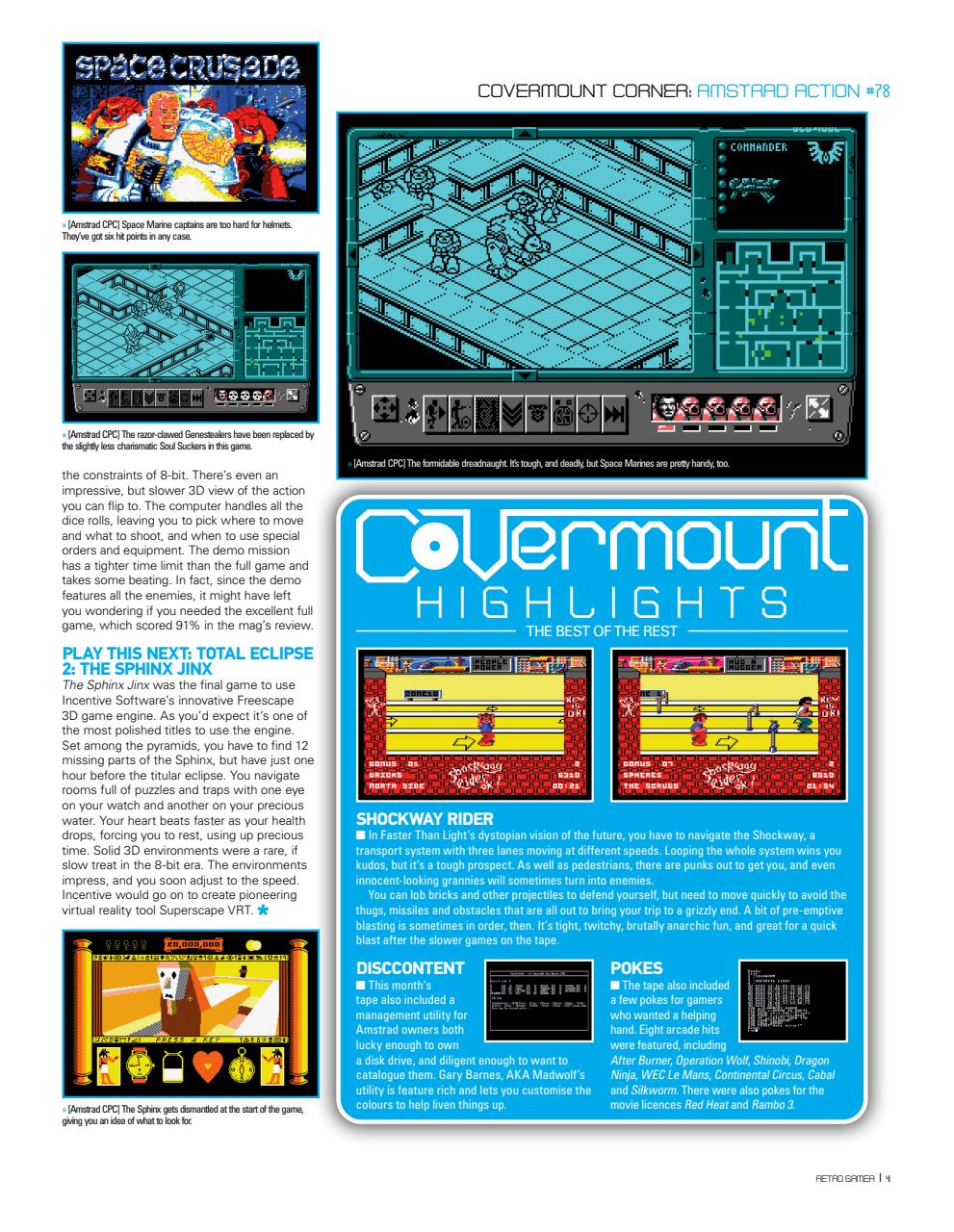 Retro Gamer Preview Pages