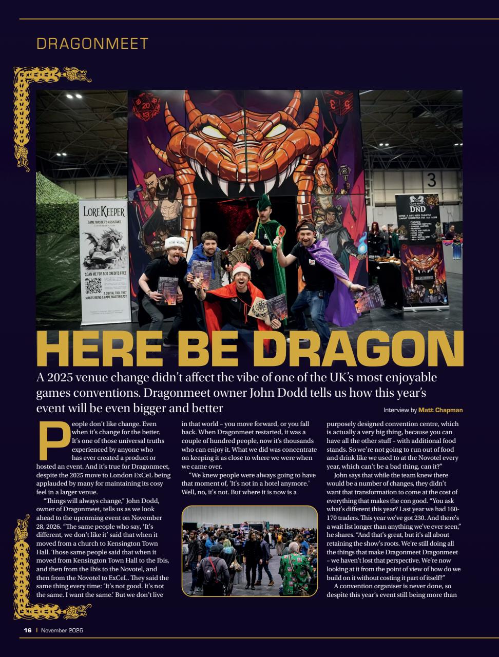 Tabletop Gaming Preview Pages
