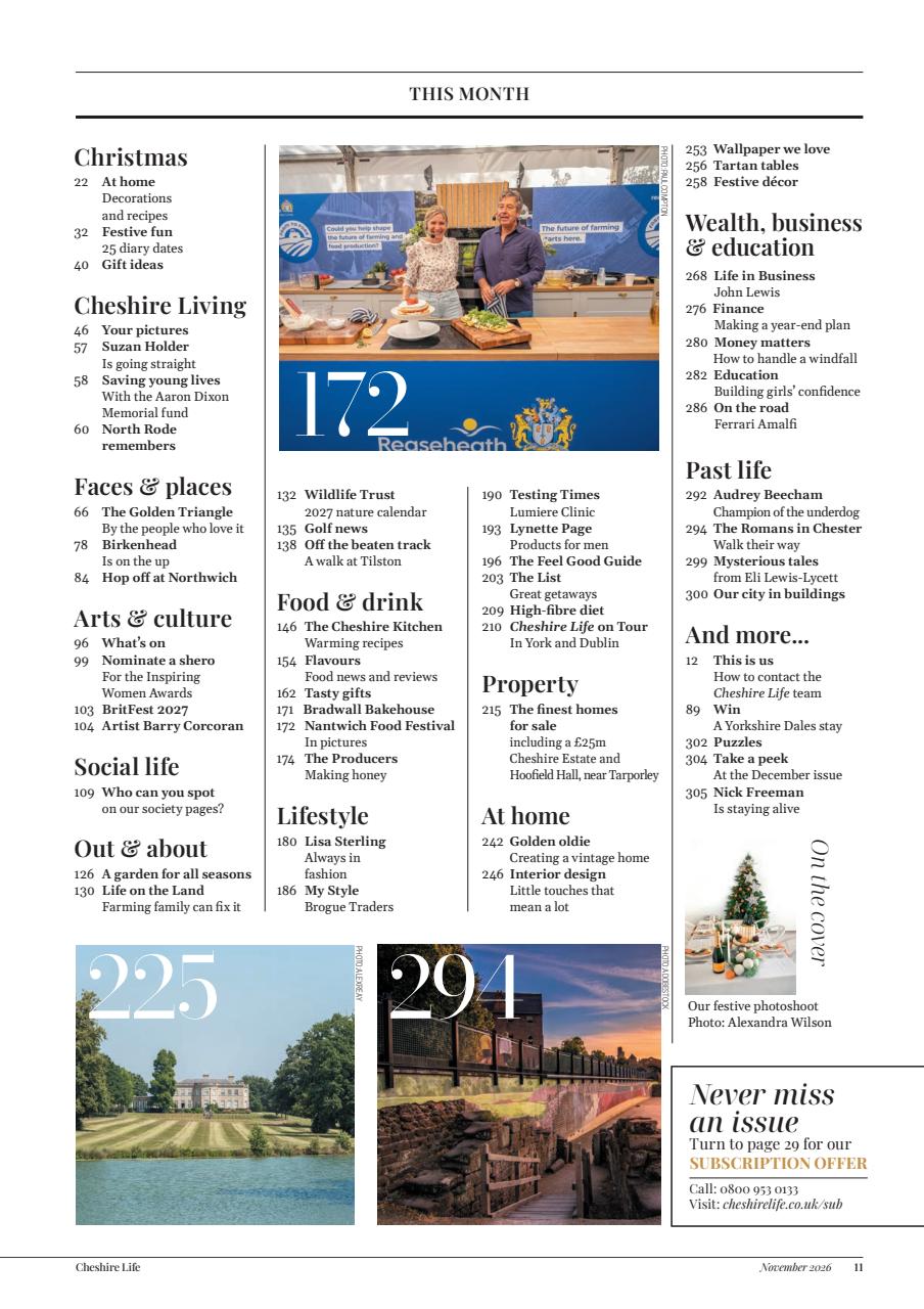 Cheshire Life Preview Pages