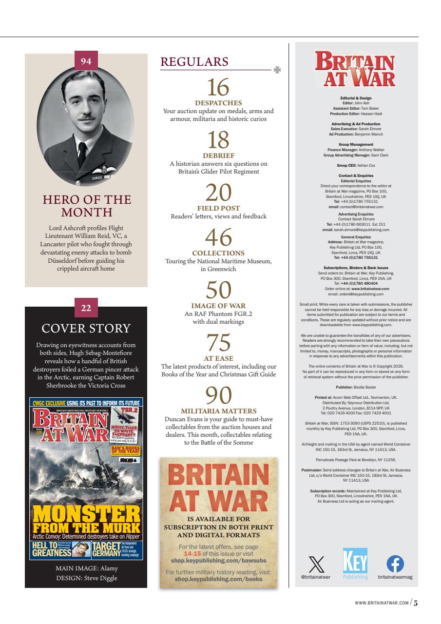Britain at War Magazine Preview Pages