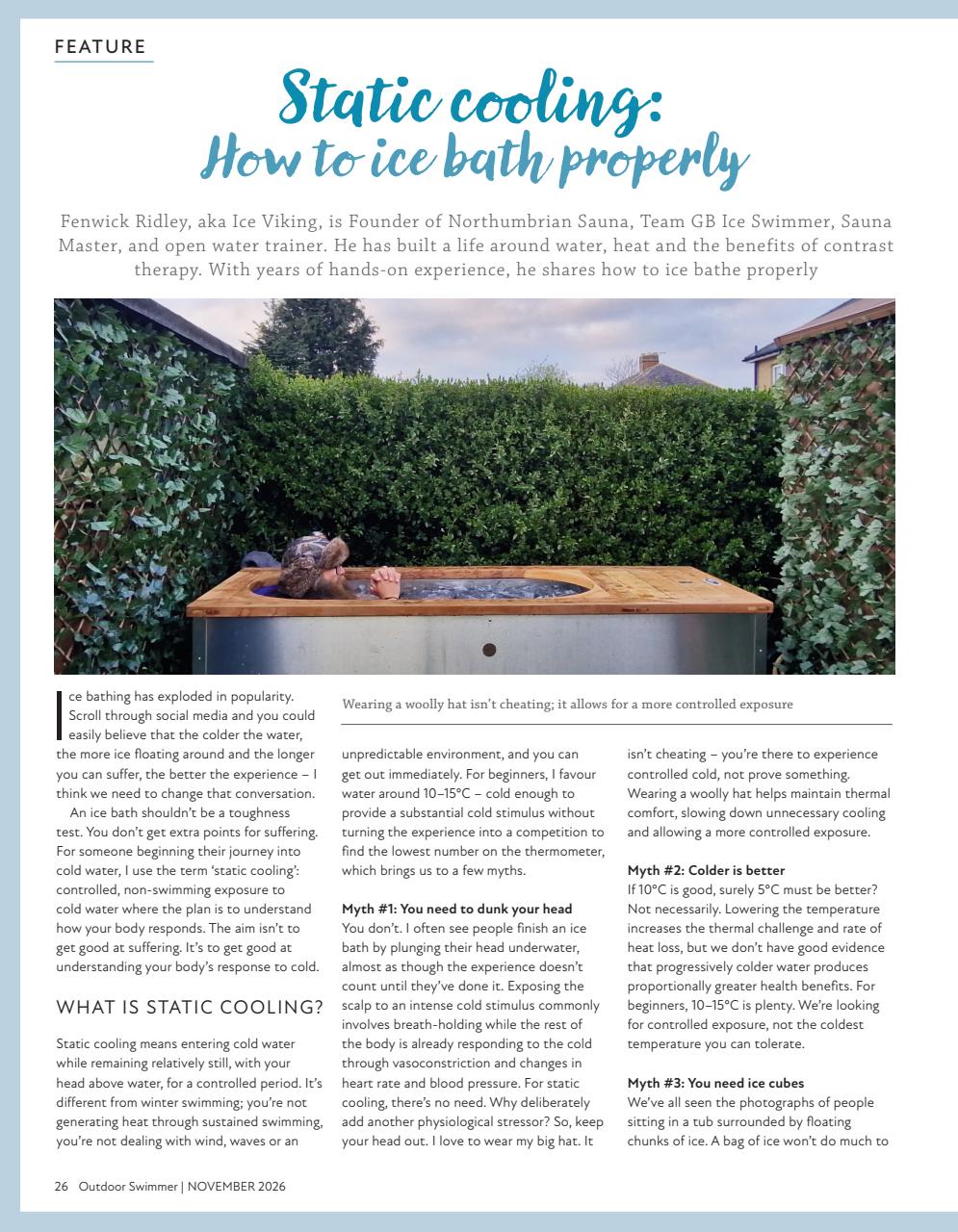 Outdoor Swimmer Preview Pages
