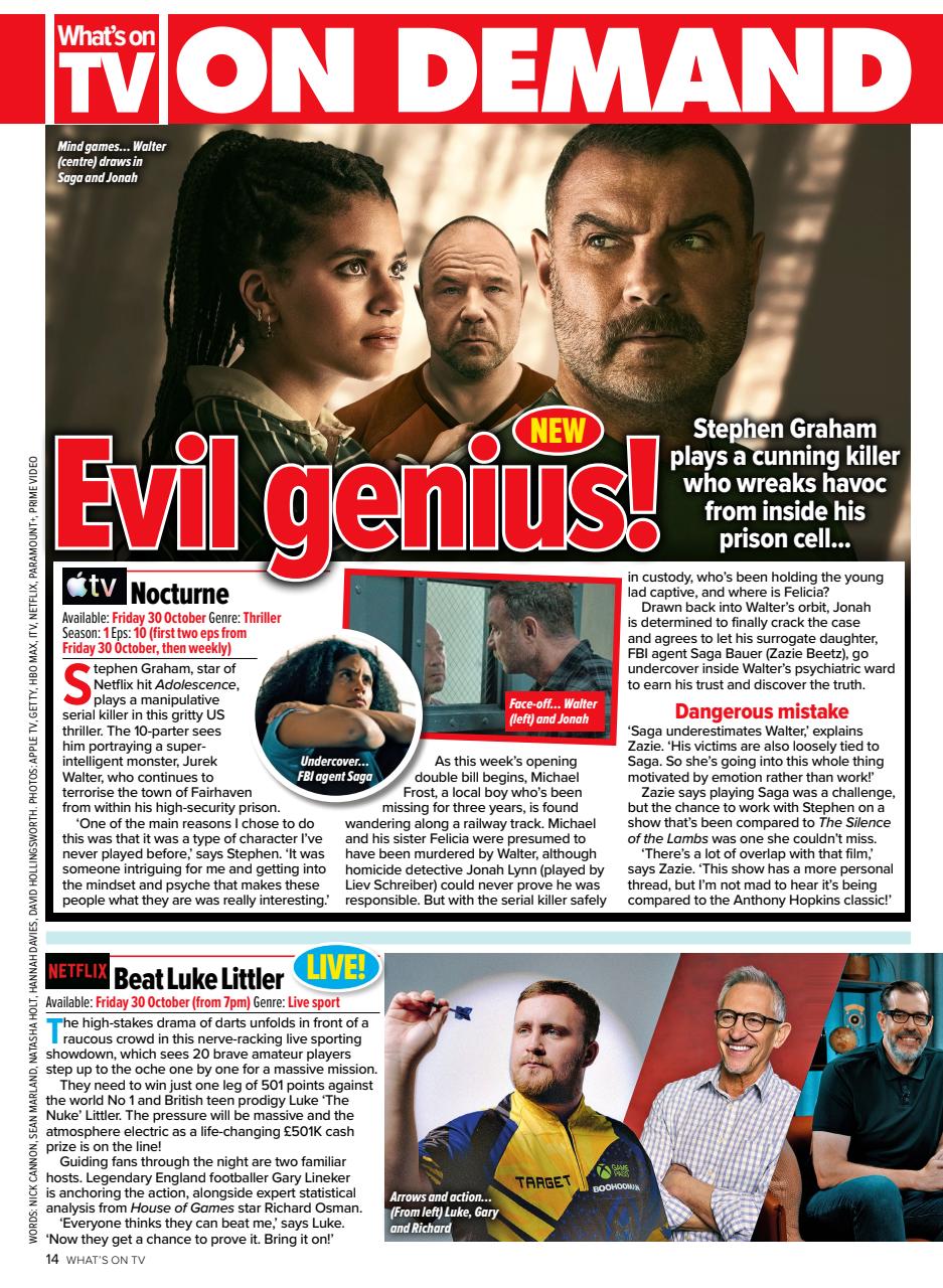 What's on TV Preview Pages