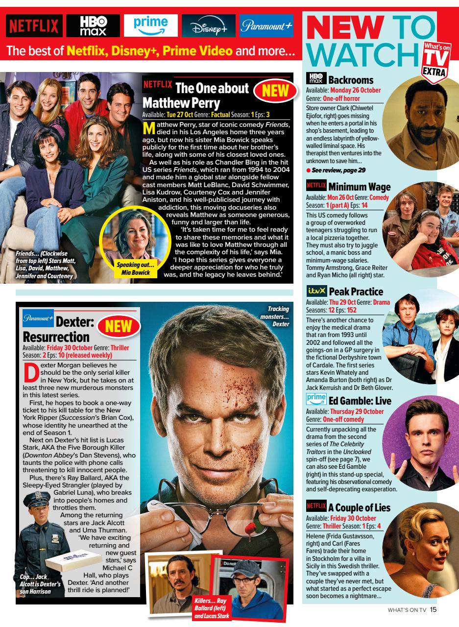 What's on TV Preview Pages