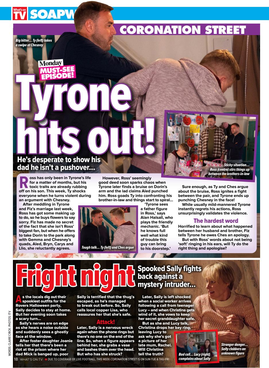 What's on TV Preview Pages