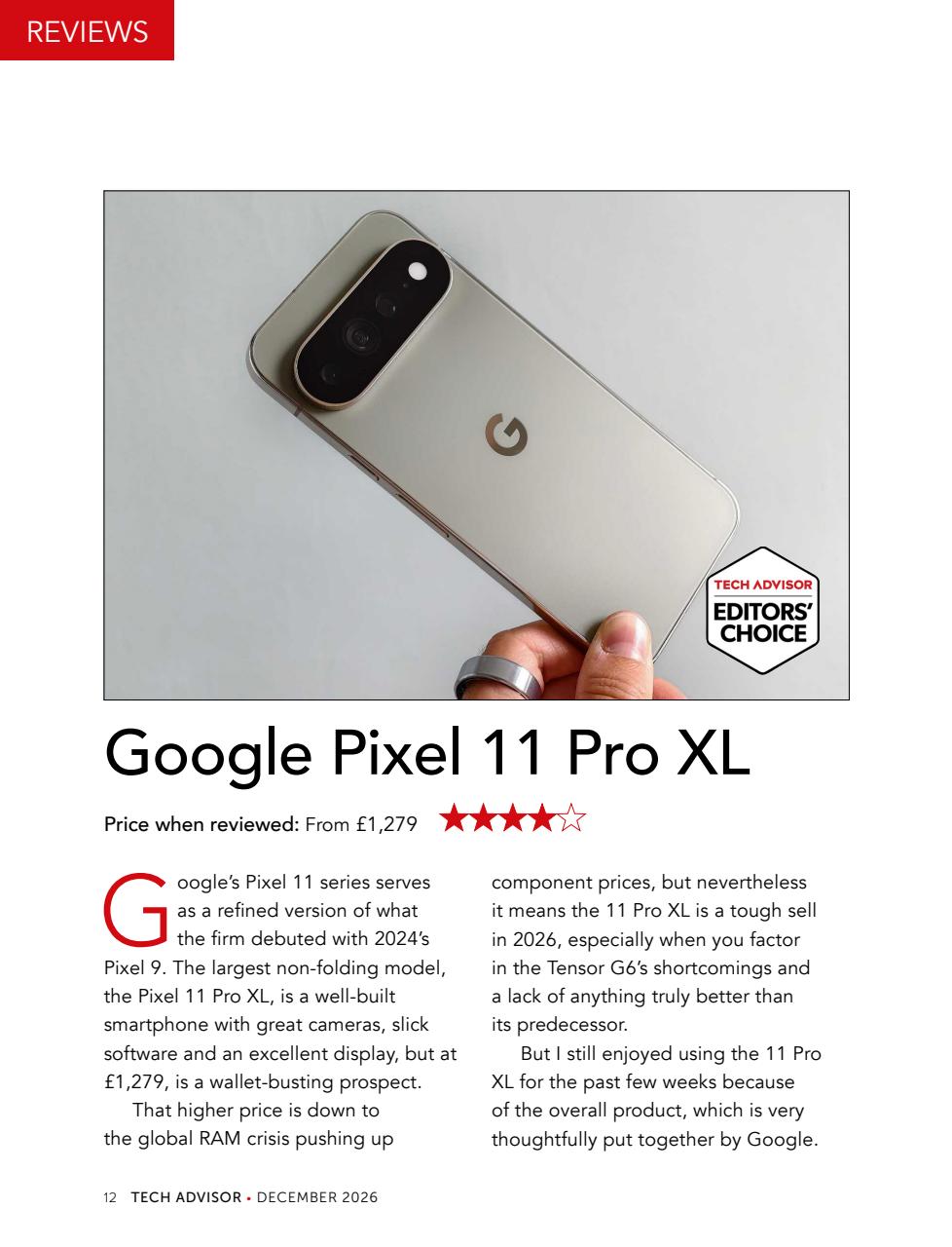 Tech Advisor Preview Pages