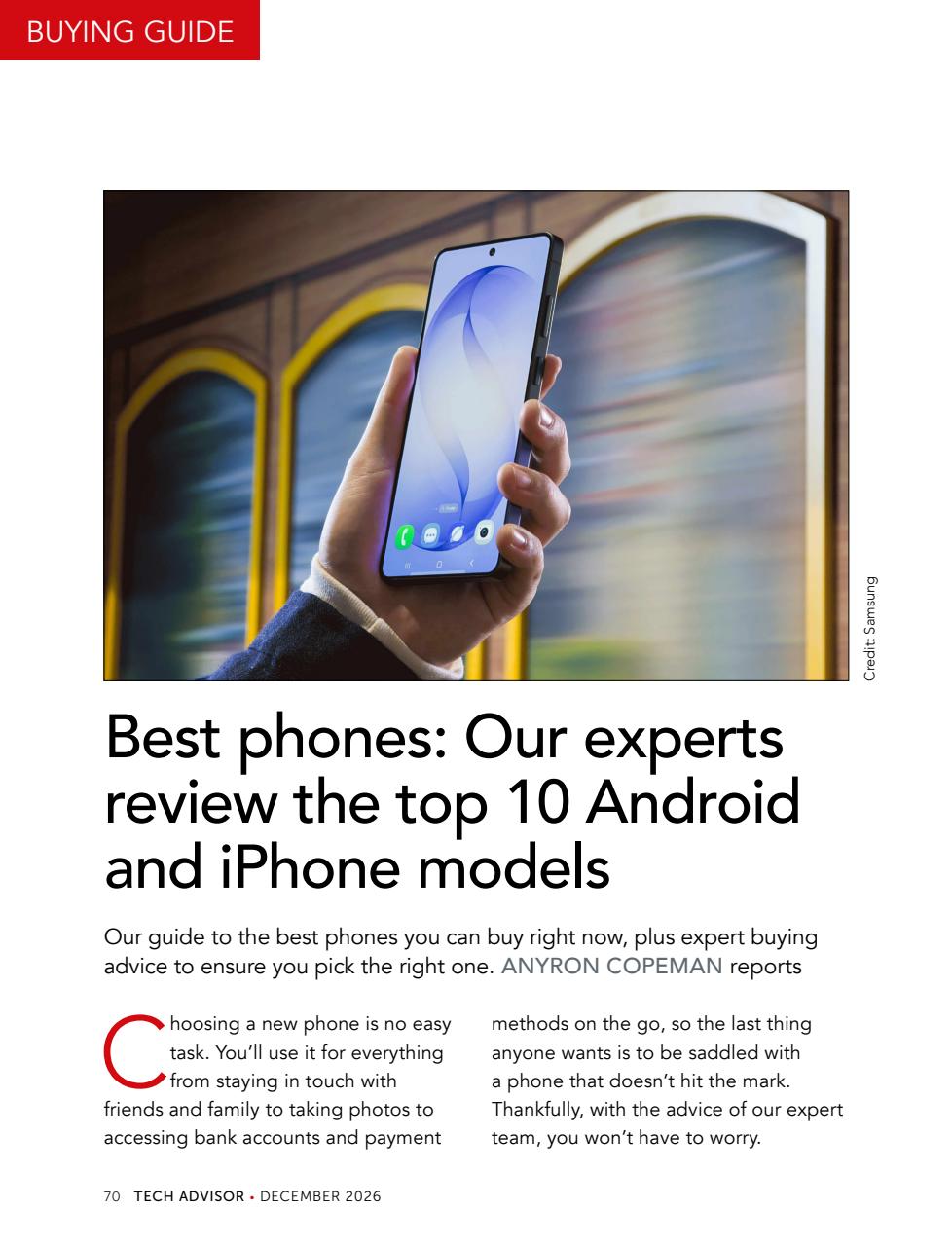 Tech Advisor Preview Pages