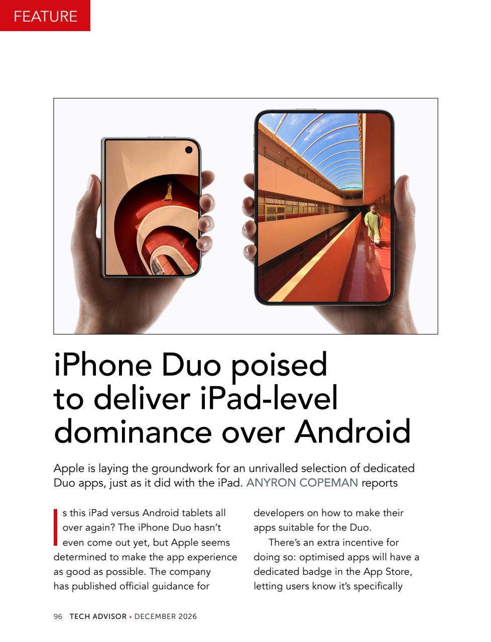 Tech Advisor Preview Pages