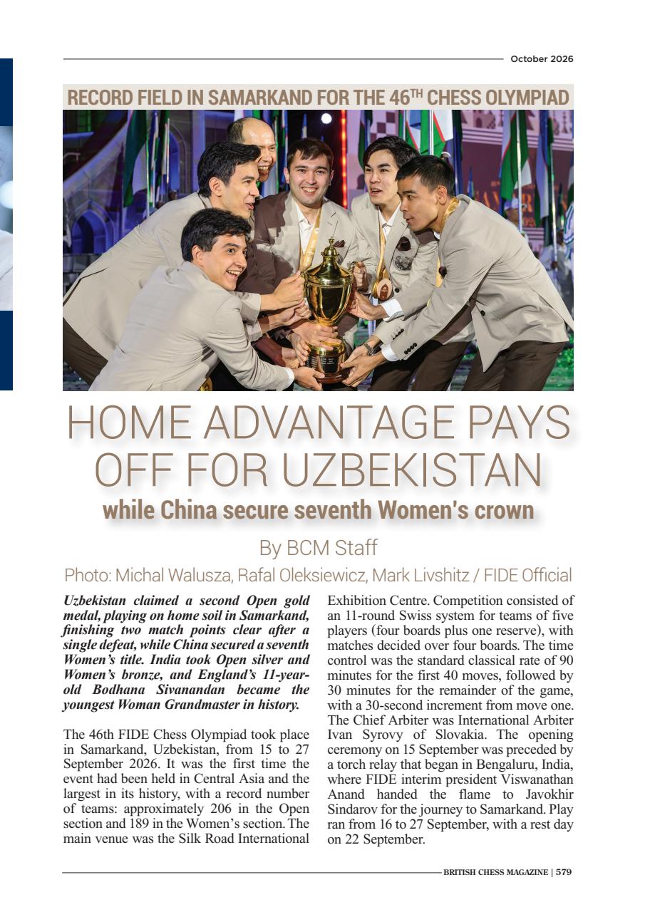 British Chess Magazine Preview Pages