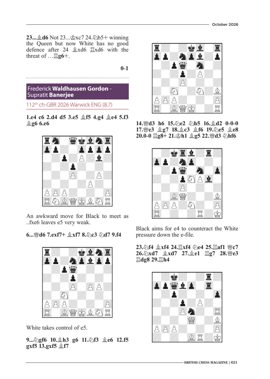British Chess Magazine Preview Pages