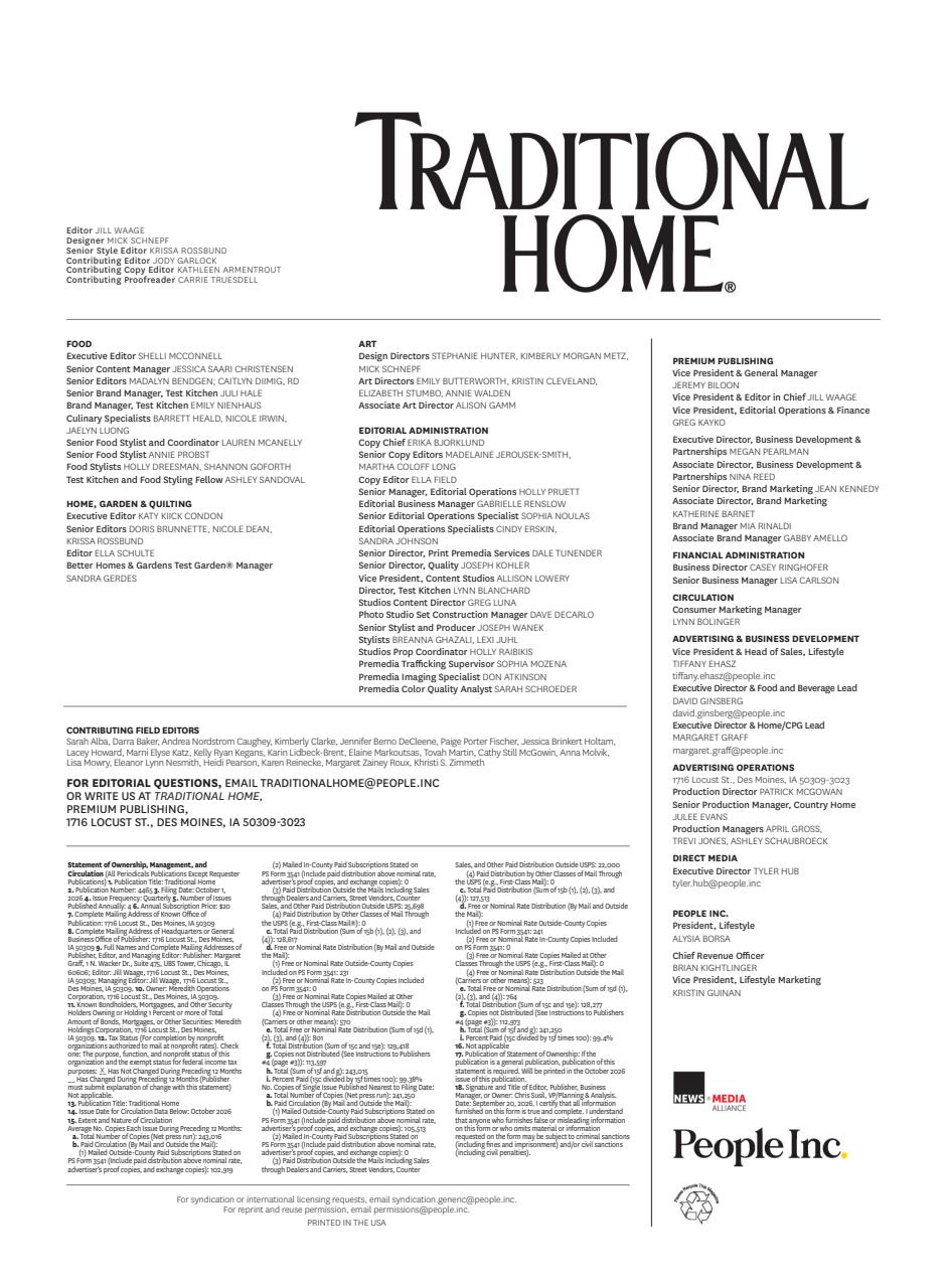 Traditional Home Preview Pages