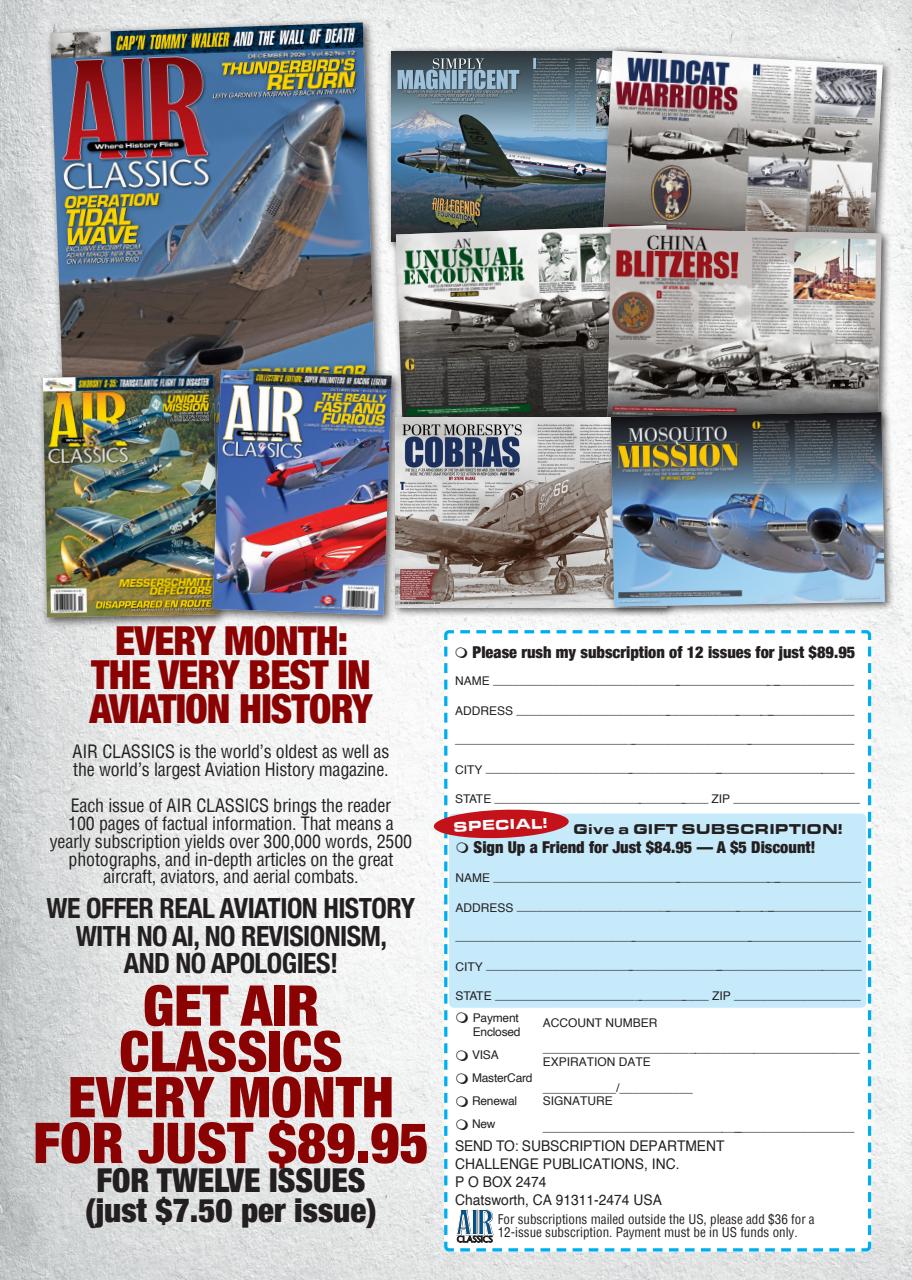 Air Classics - Where History Flies Preview Pages