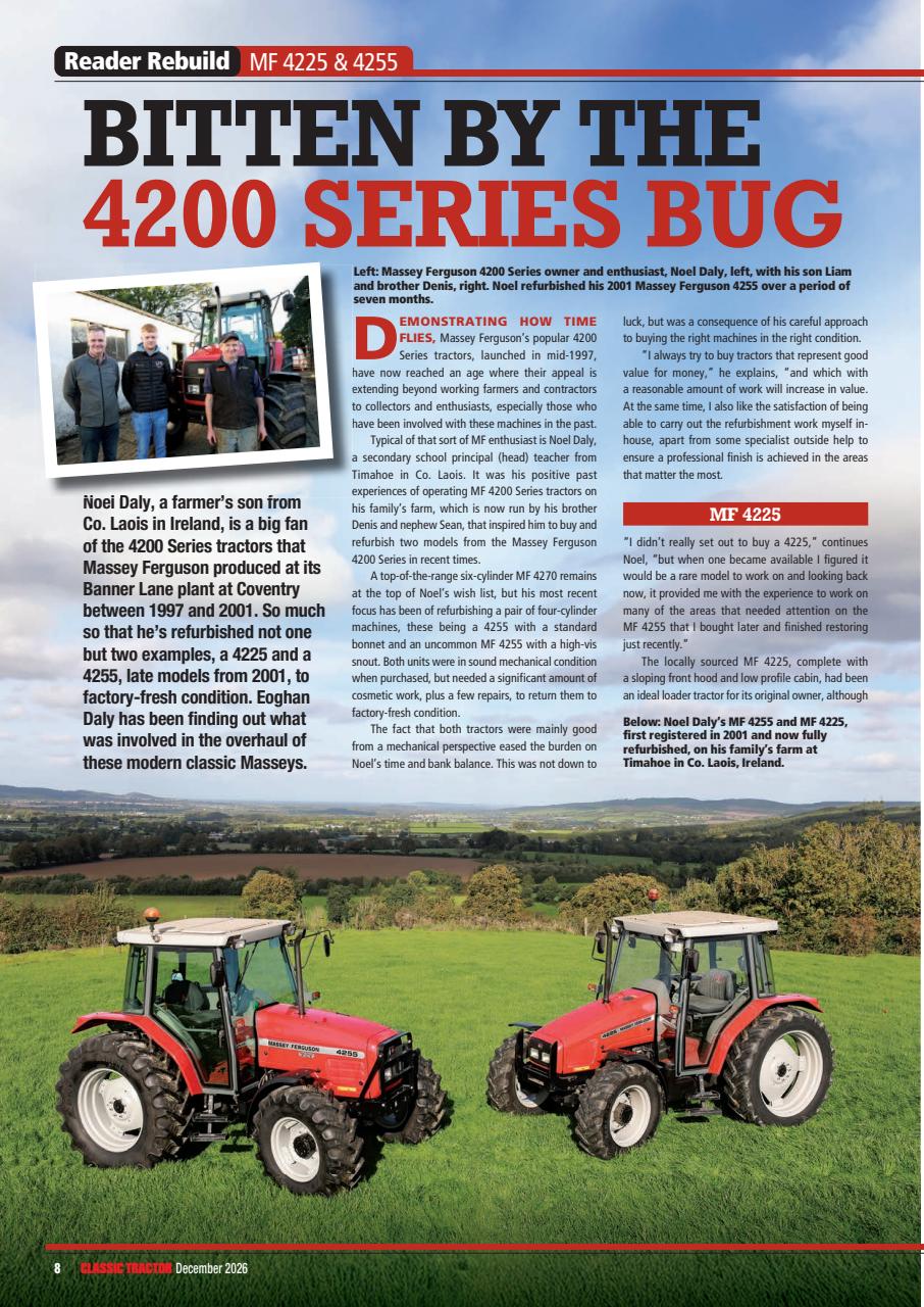 Classic Tractor Preview Pages