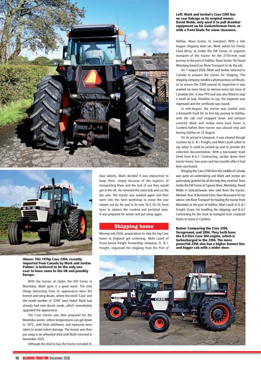Classic Tractor Preview Pages