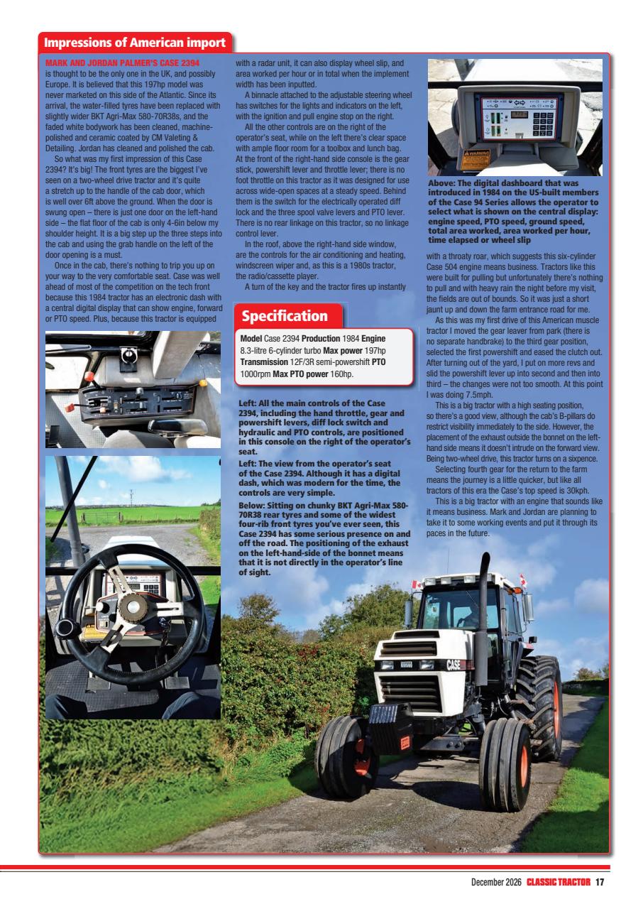Classic Tractor Preview Pages