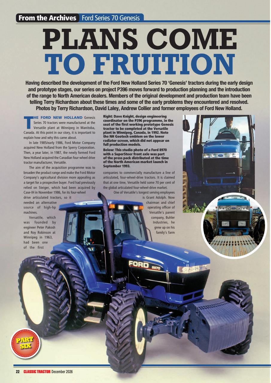 Classic Tractor Preview Pages