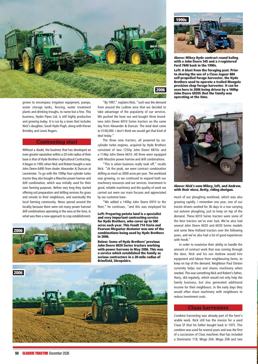 Classic Tractor Preview Pages