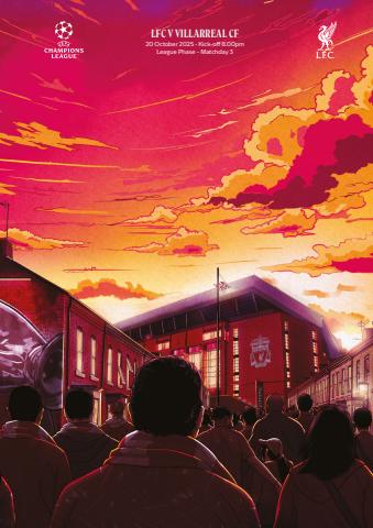 Liverpool FC Programmes issue vs Villarreal UCL 26-27