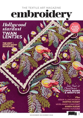 Embroidery Magazine issue November/December 2026