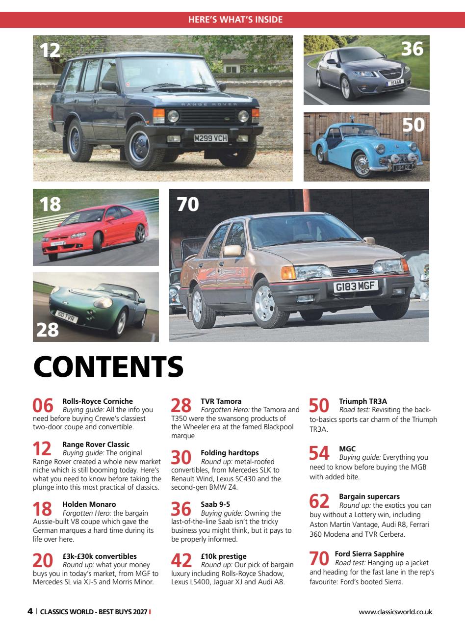 Classics World Preview Pages