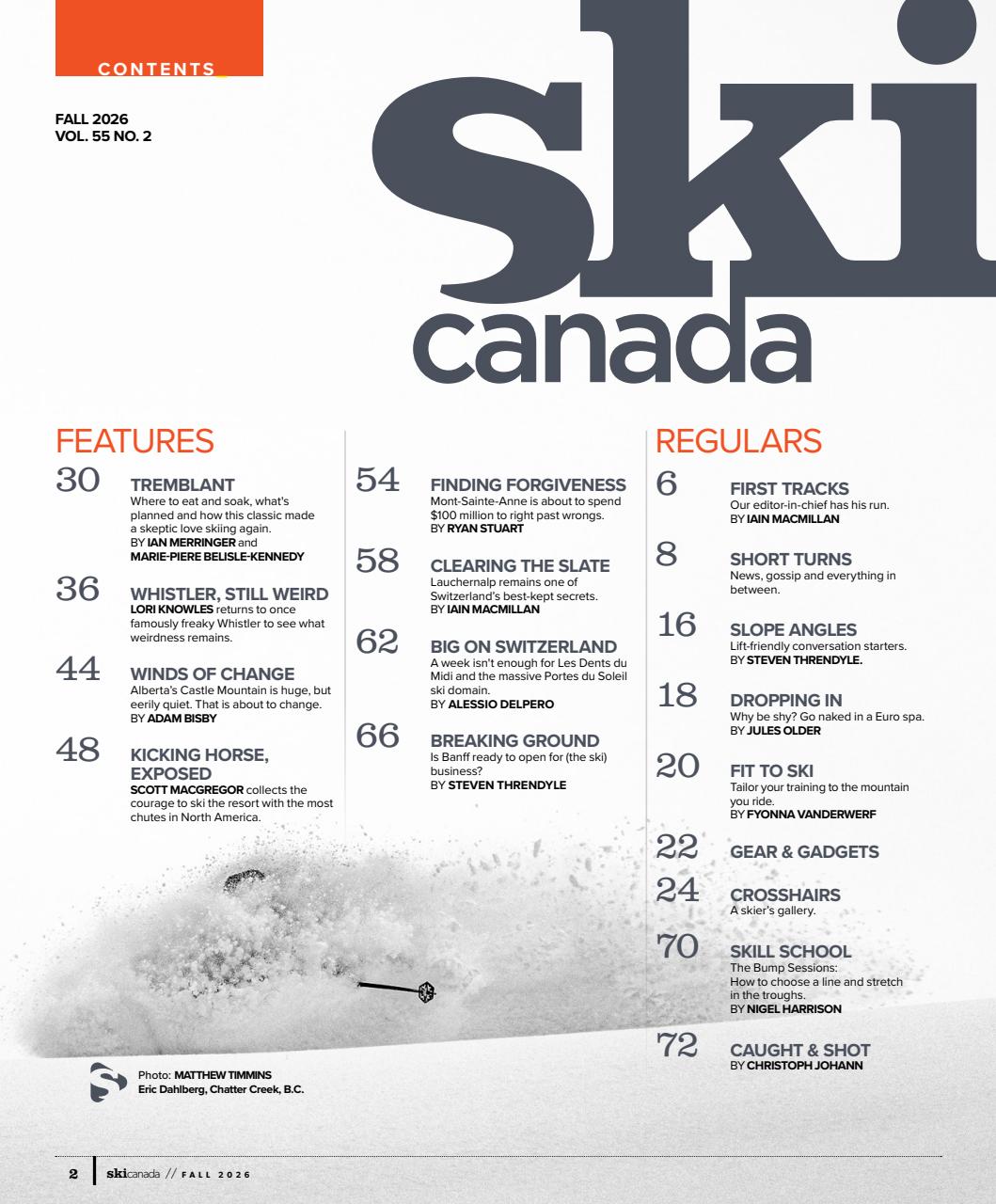 Ski Canada Preview Pages