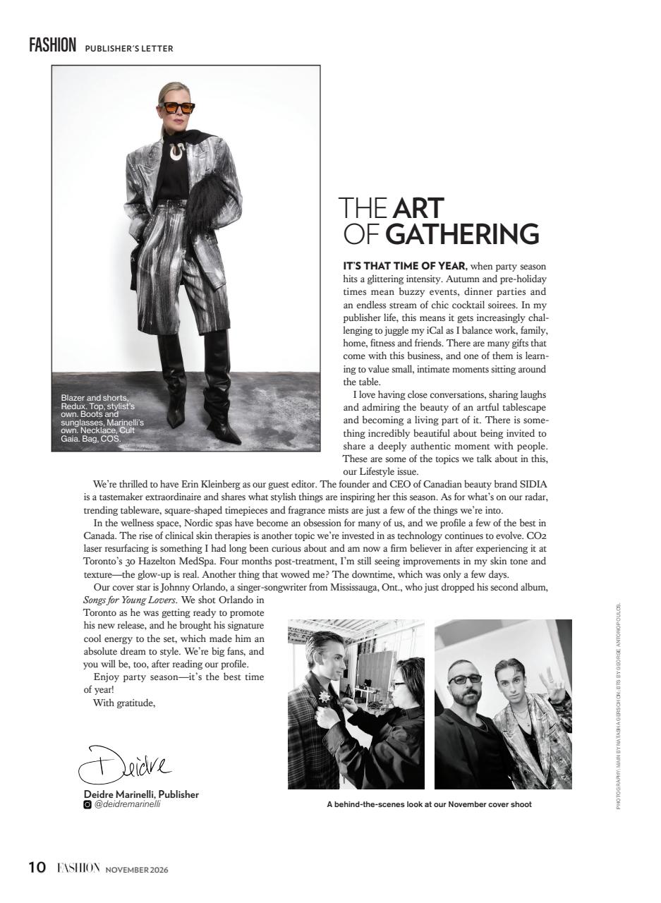 Fashion Magazine Preview Pages