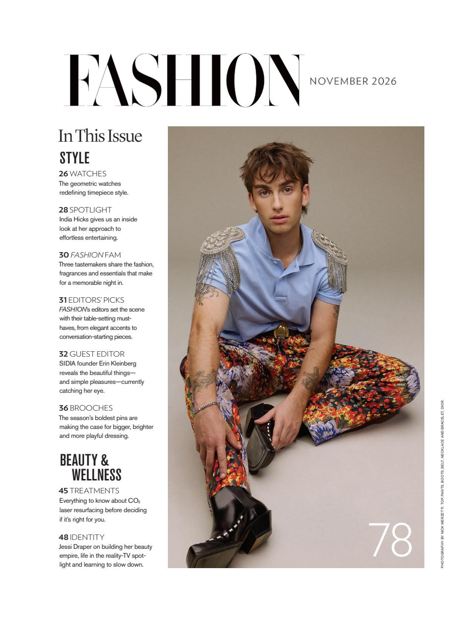 Fashion Magazine Preview Pages