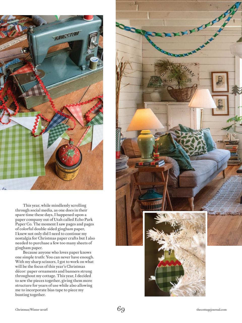 The Cottage Journal Preview Pages