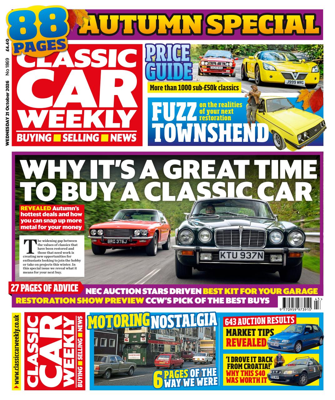 Classic Car Weekly Preview Pages