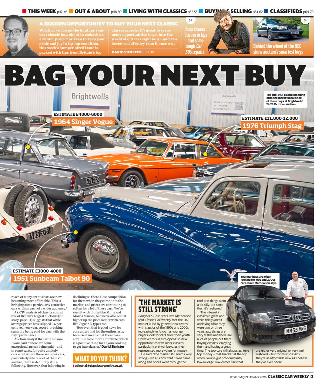 Classic Car Weekly Preview Pages