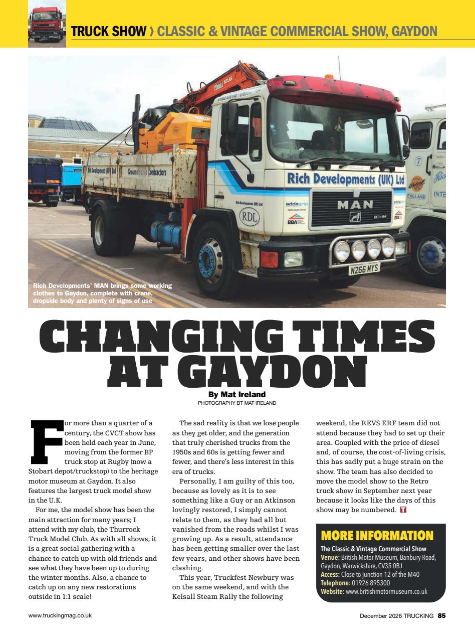 Trucking Magazine Preview Pages