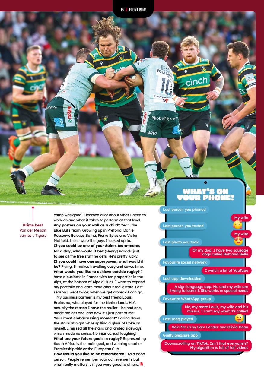 Rugby World Preview Pages