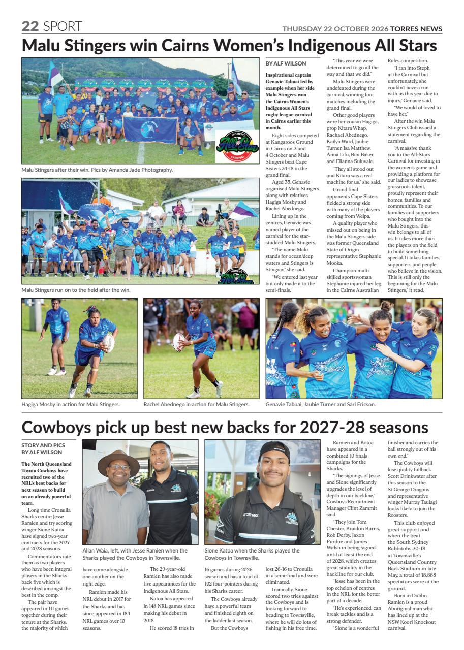 Torres News Preview Pages