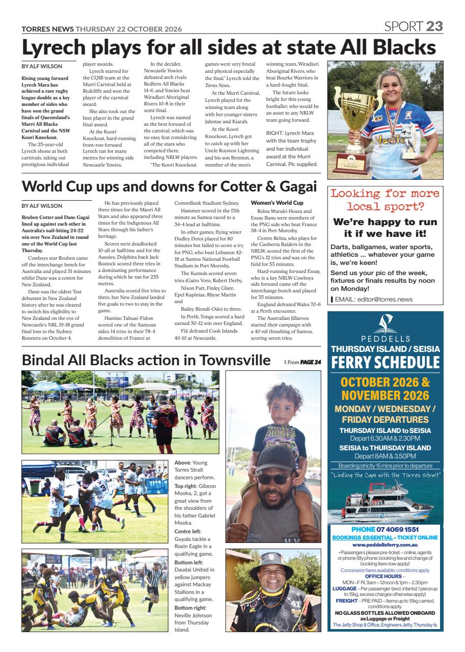 Torres News Preview Pages