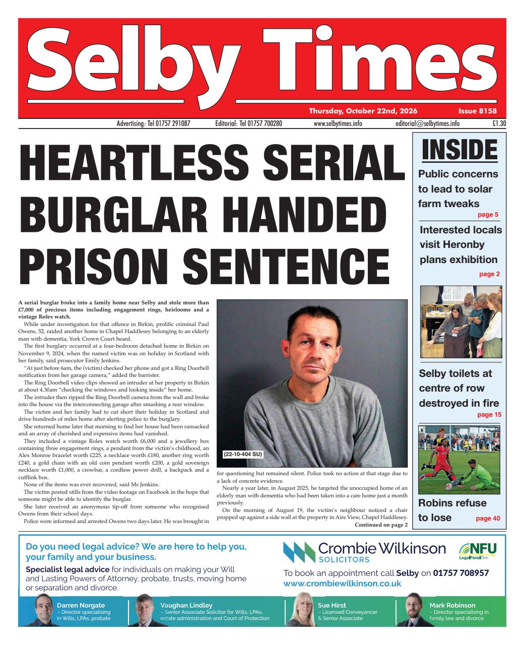 Selby Times Preview Pages