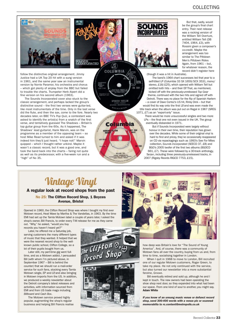 Record Collector Preview Pages