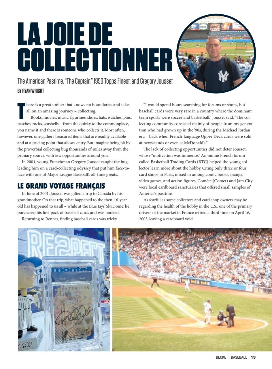 Beckett Baseball Magazine Preview Pages