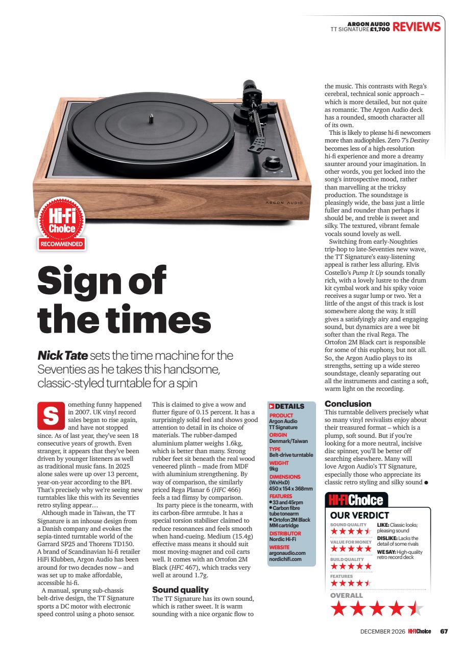 Hi-Fi Choice Preview Pages