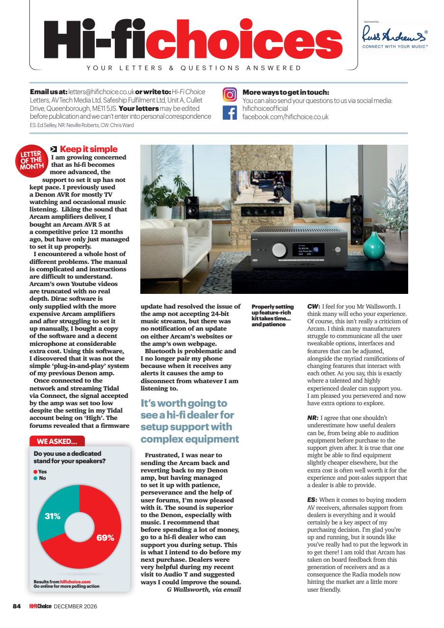 Hi-Fi Choice Preview Pages