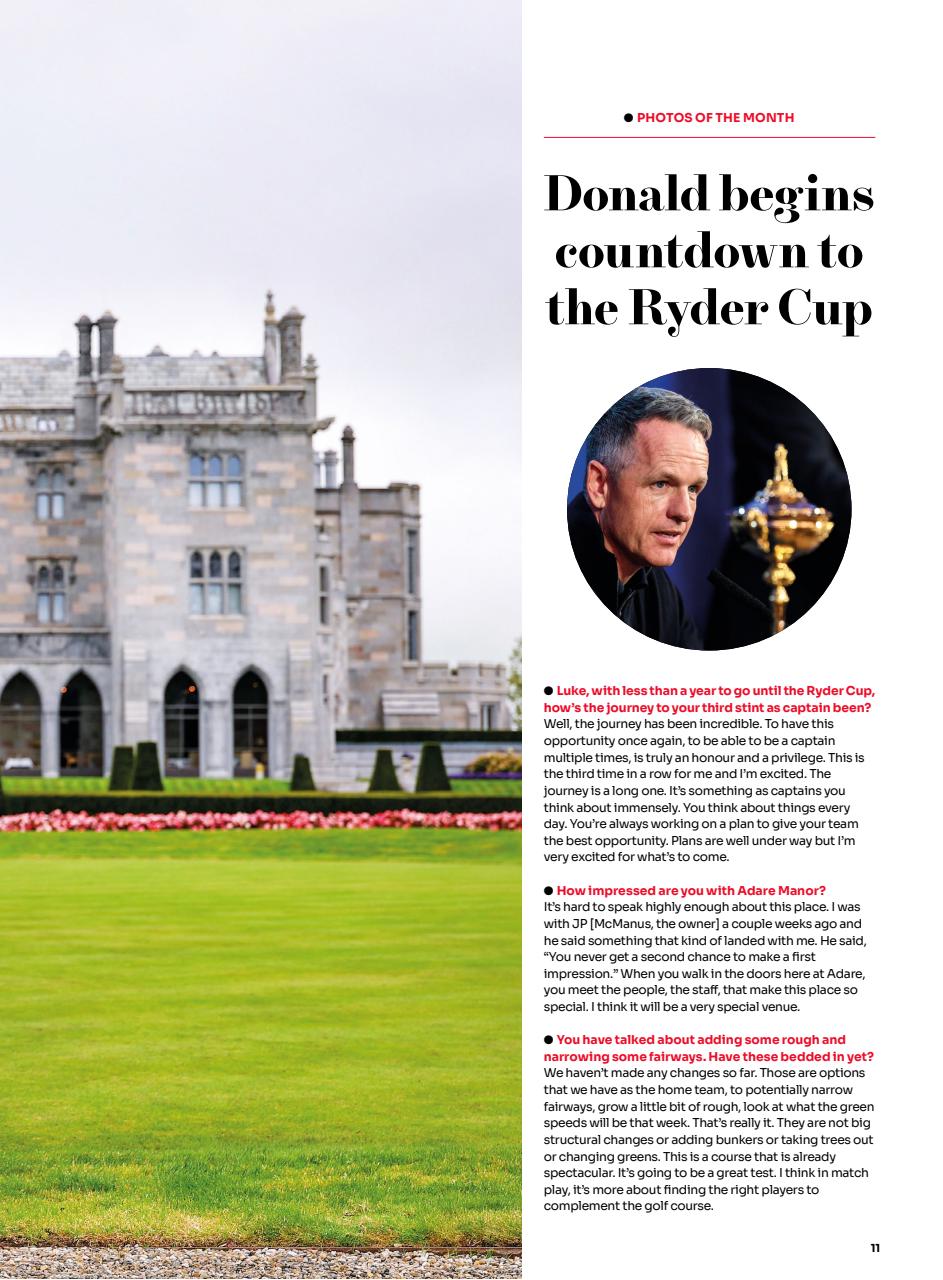 Golf Monthly Preview Pages