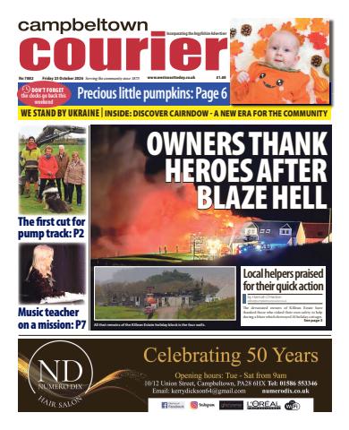 Campbeltown Courier issue Friday, October 23, 2026