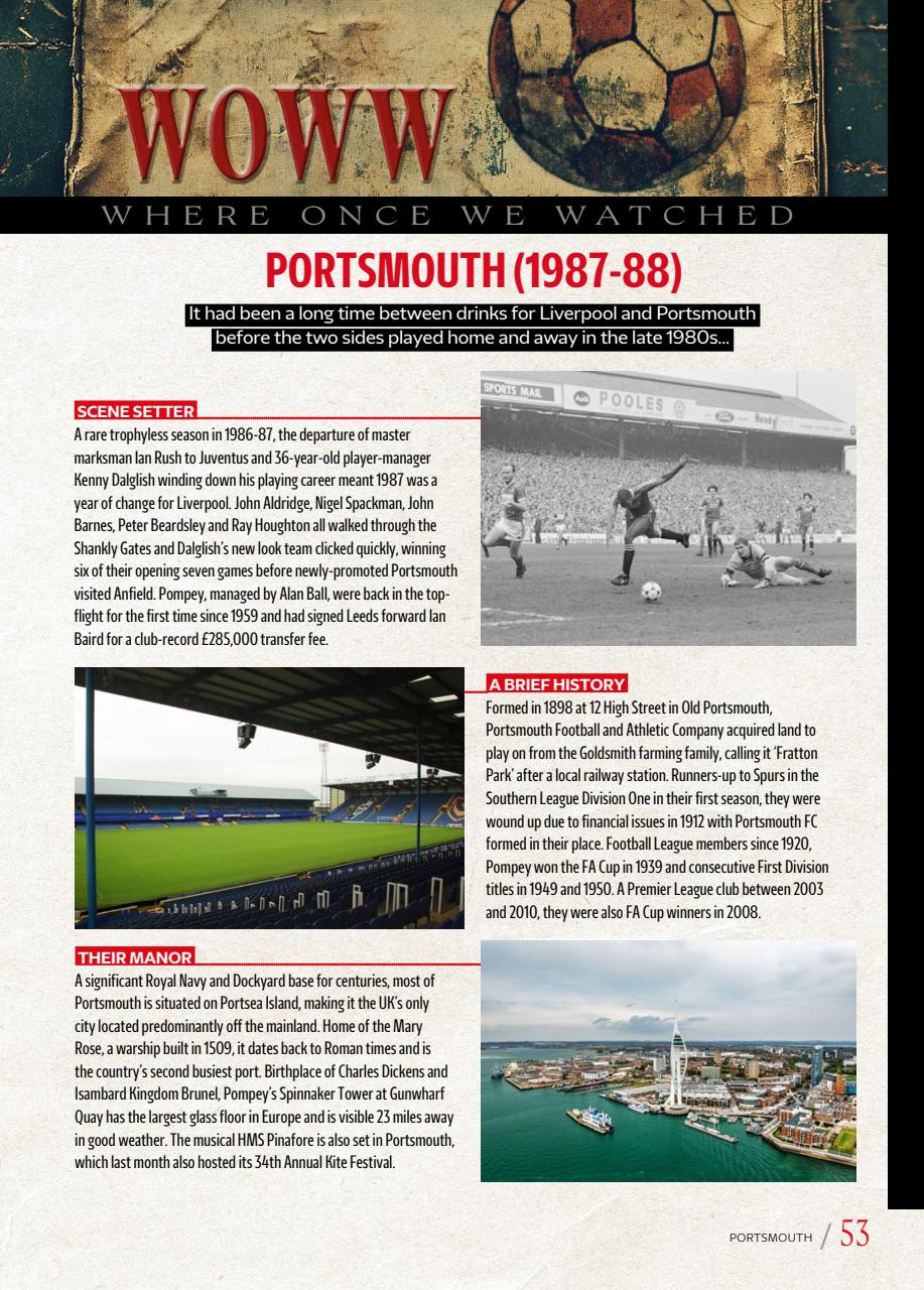 Liverpool FC Programmes Preview Pages