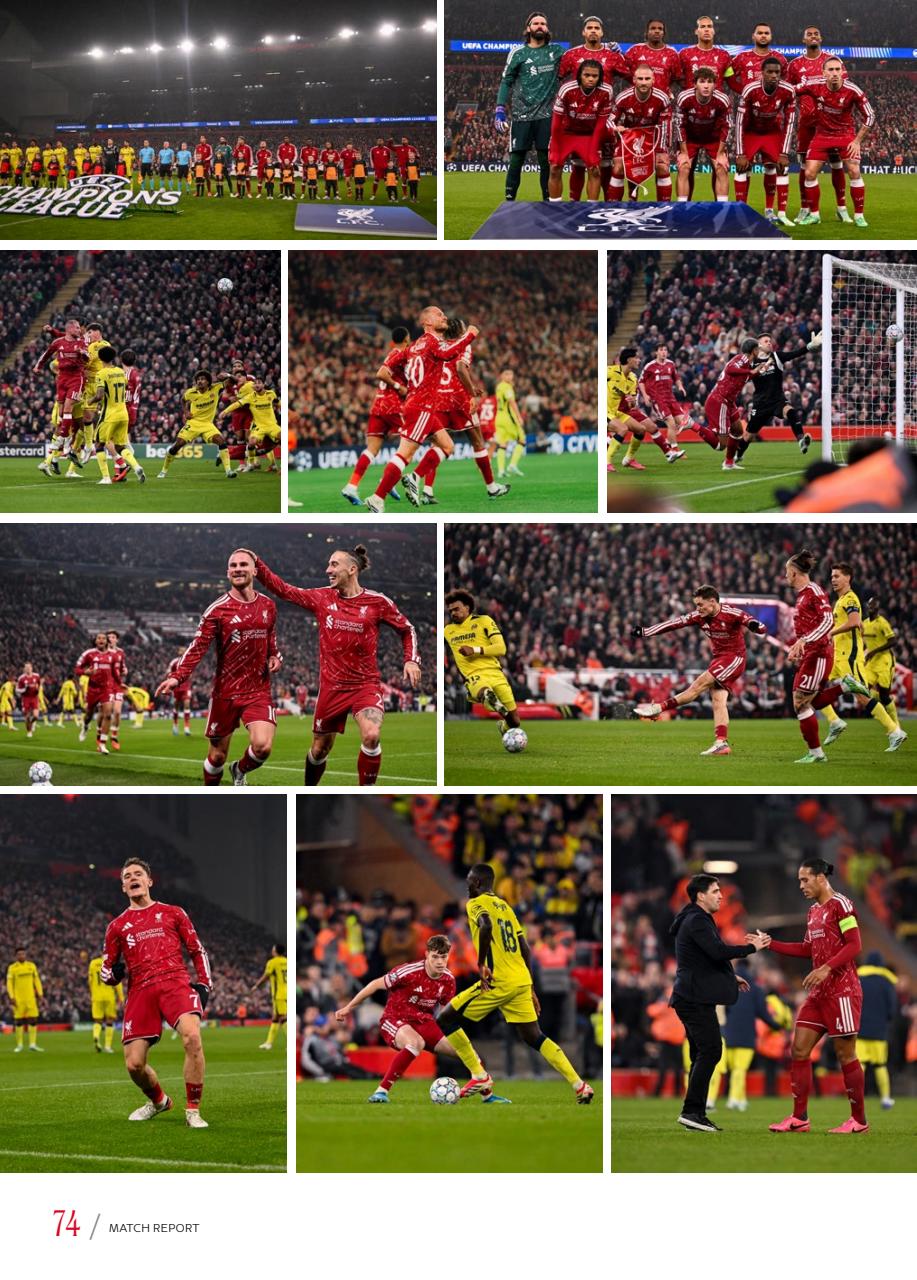 Liverpool FC Programmes Preview Pages