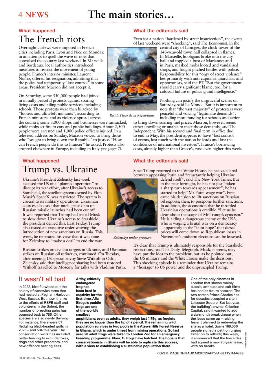 The Week Preview Pages
