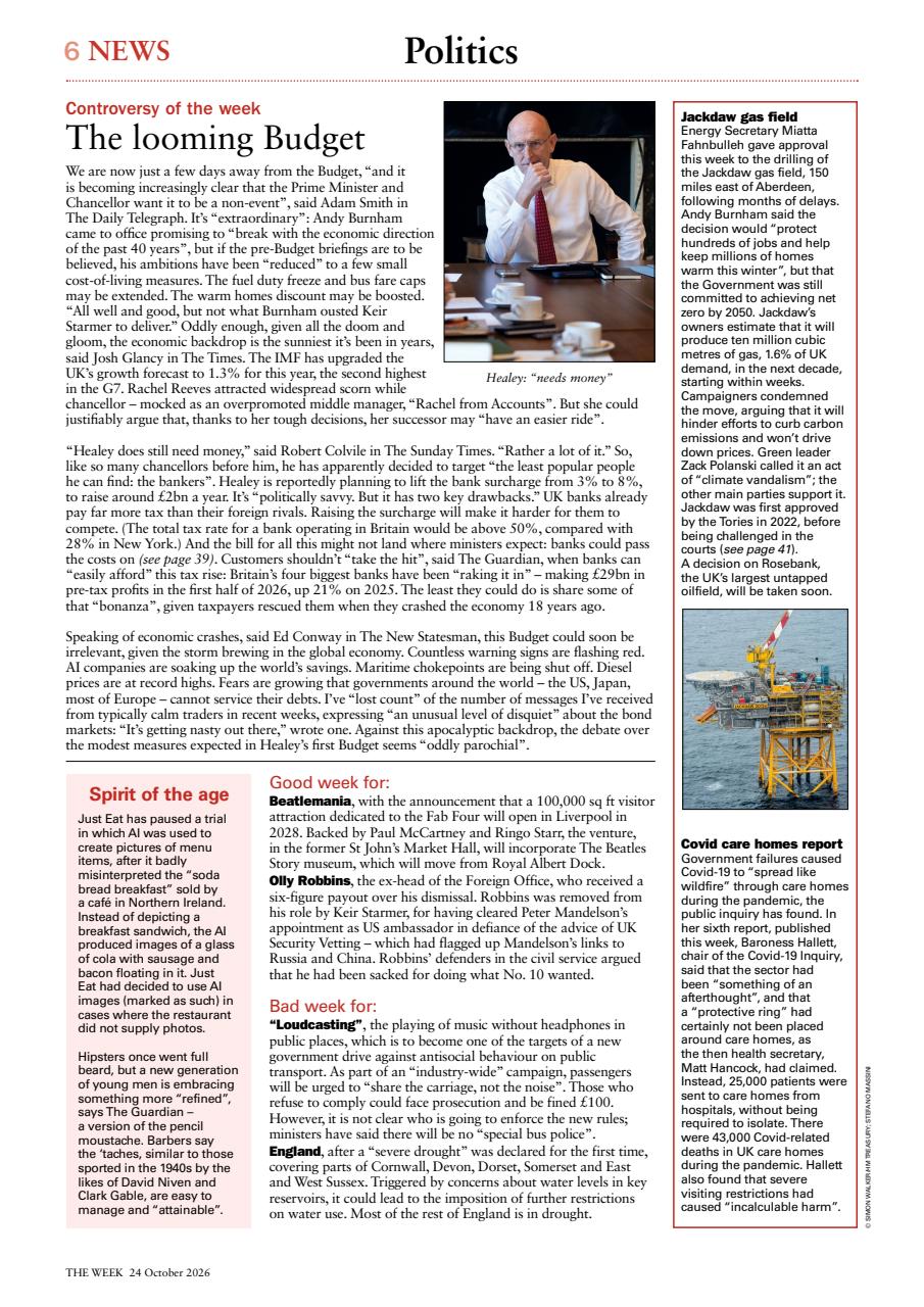 The Week Preview Pages