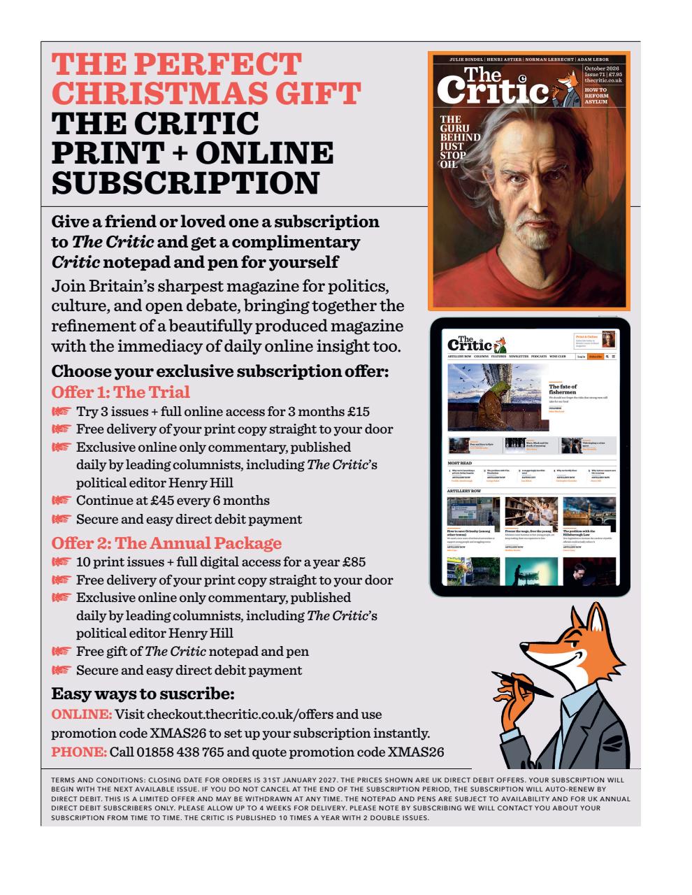 The Critic Preview Pages