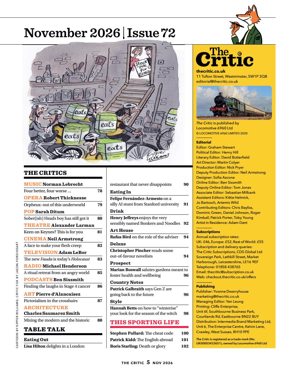 The Critic Preview Pages